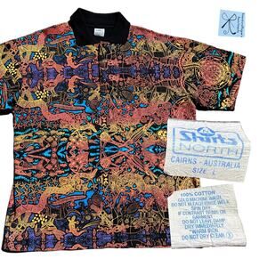 Shirts North Australia Scratch Animal Polo Men's Sz L